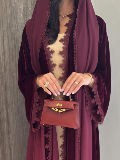 A094-Velvet Abaya