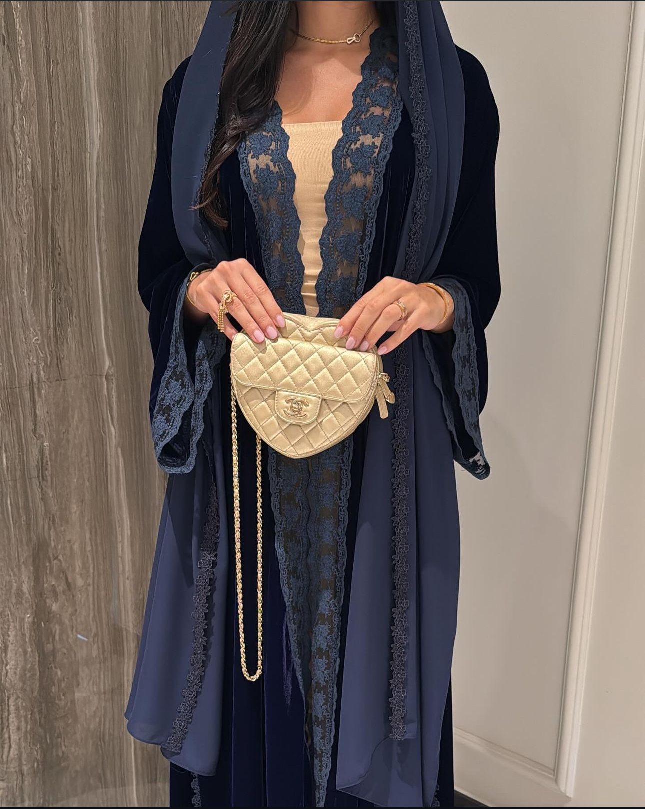 A093-Velvet Abaya